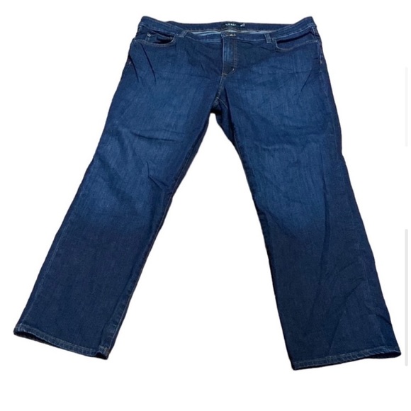 Black Label Lauren Ralph Lauren Women's Straight Leg DarkWash Zipper Fly 20W×30 - Picture 6 of 15